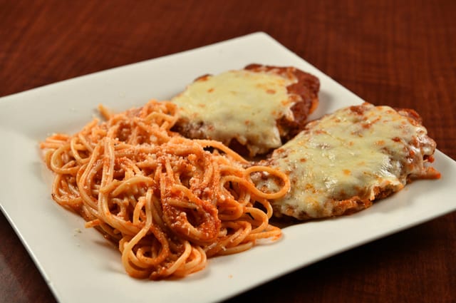 Chicken Parmigiana.
