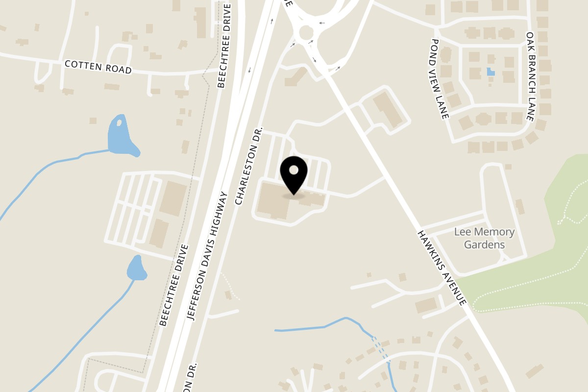 Map showing the location of La Montesina Italian on 2555 Hawkins Ave in Sanford